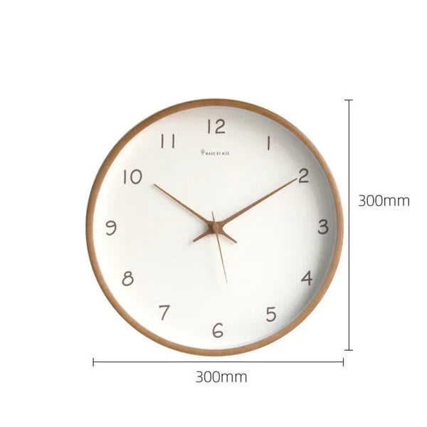 Horloge murale silencieuse et élégante – Pour une finition intérieure paisible et élégante