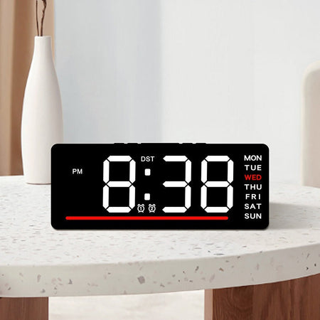 Horloge murale numérique avec affichage LED