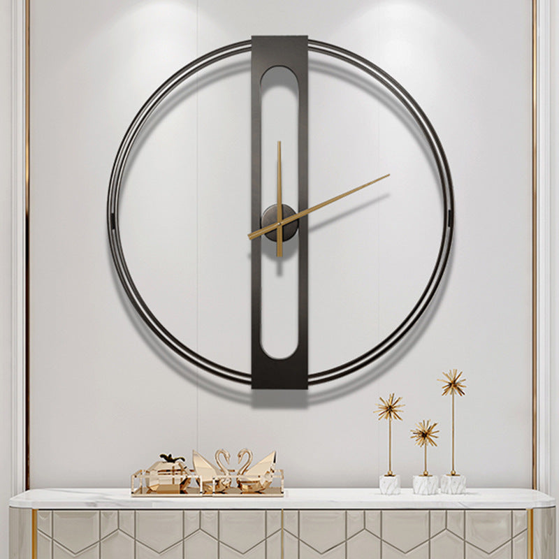 Grande horloge murale nordique silencieuse pour salon, 20 pouces