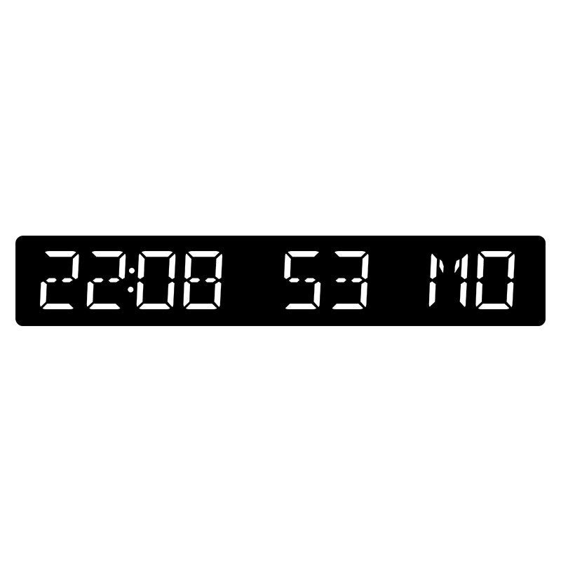 Horloge murale numérique avec grand écran LED