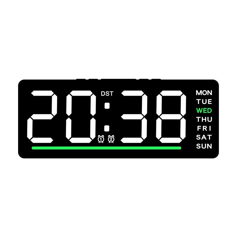 Horloge murale numérique avec affichage LED