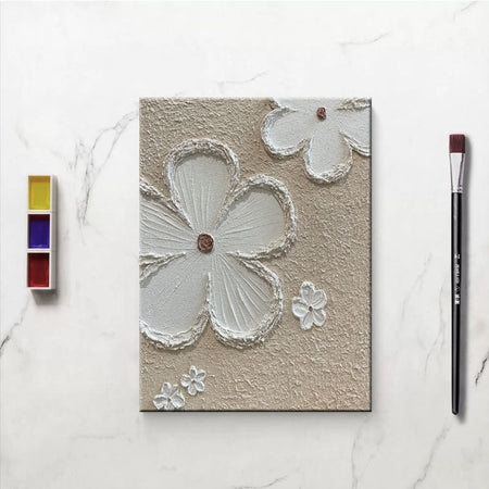 Décoration murale en relief floral