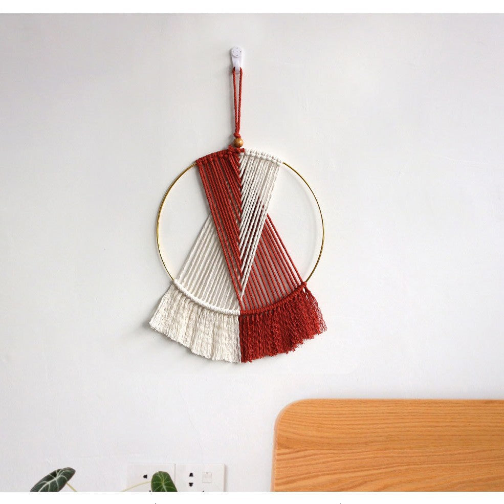Décoration murale en macramé avec un attrait élégant