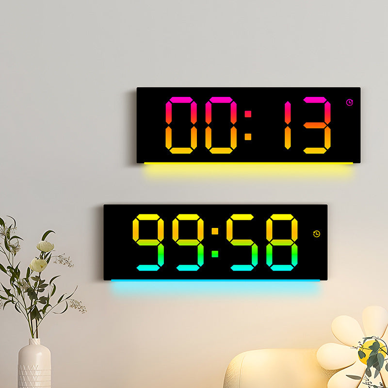 Horloge murale numérique avec capteur de température