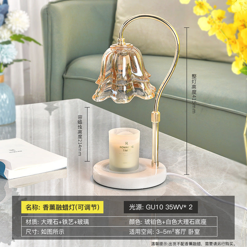 Lampe de bureau à suspension en verre élégante