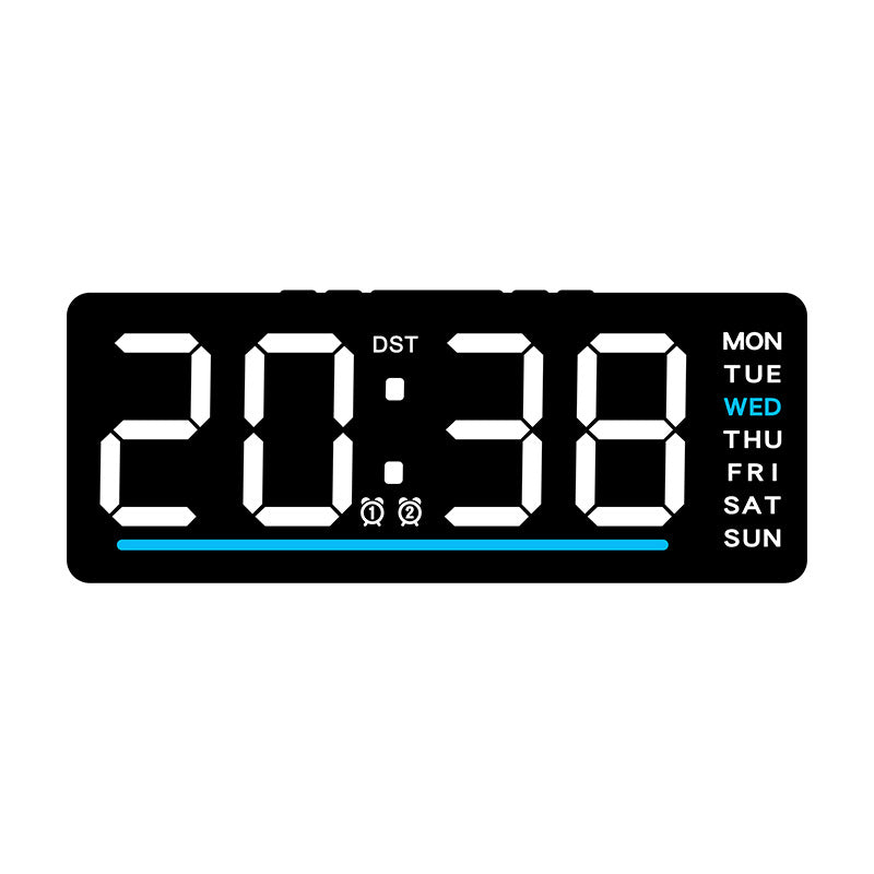 Horloge murale numérique avec affichage LED
