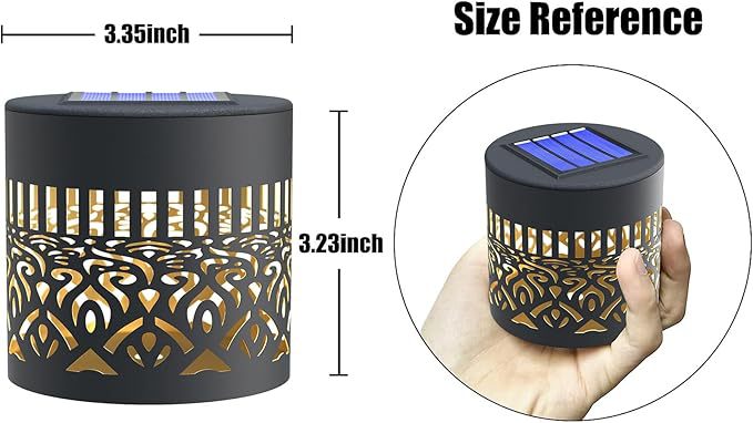 Applique solaire décorative avec motif de projection de mandala