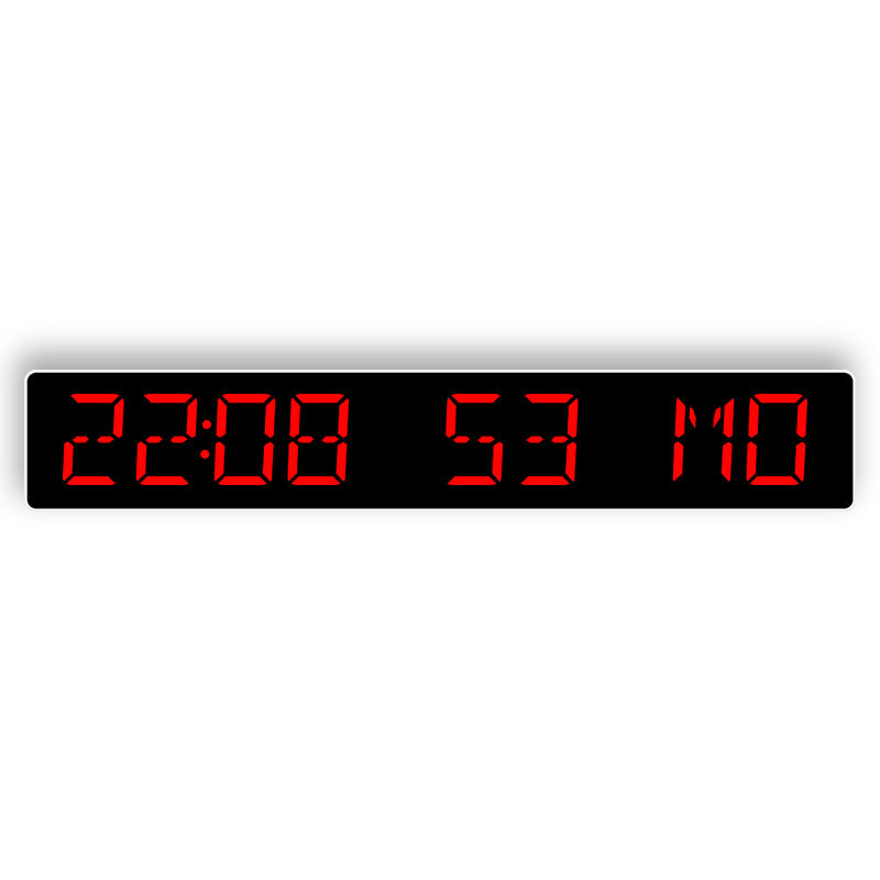 Horloge murale numérique avec grand écran LED