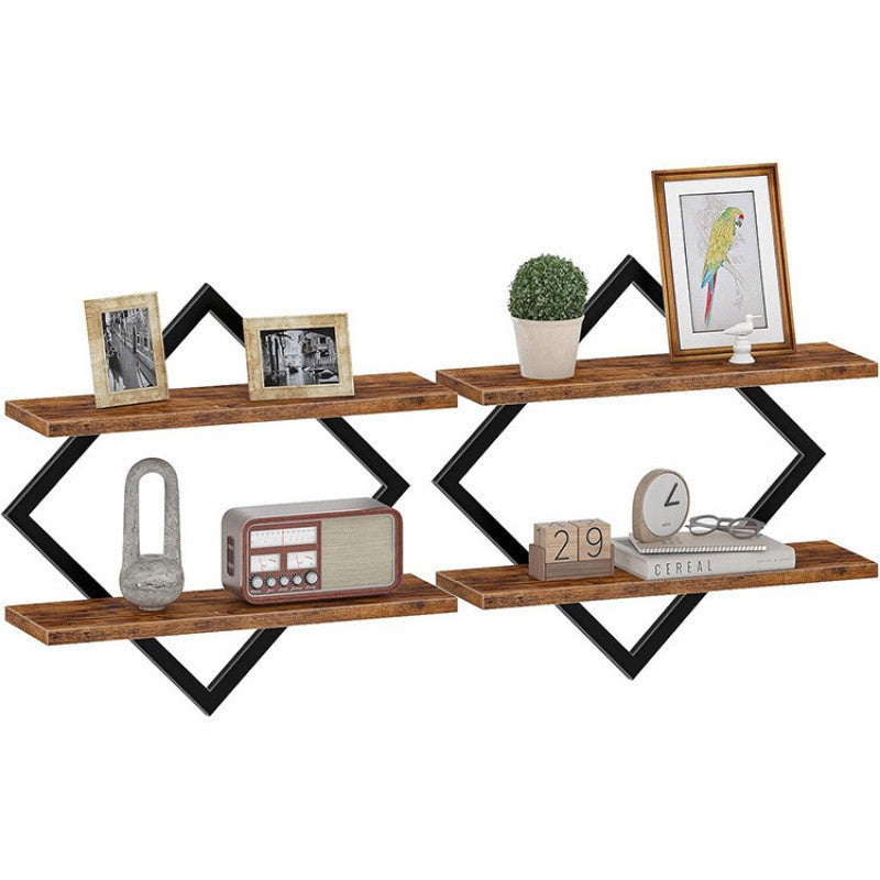 Etagère murale au design moderne en zigzag