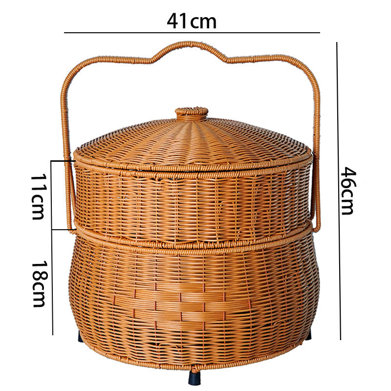 Panier à linge élégant pour femme avec couvercle et poignées pratiques