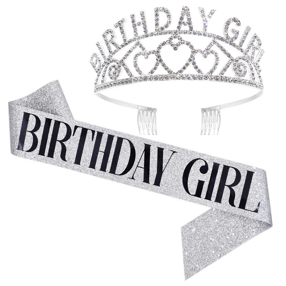 Couronne et bandeau d'anniversaire pour femme