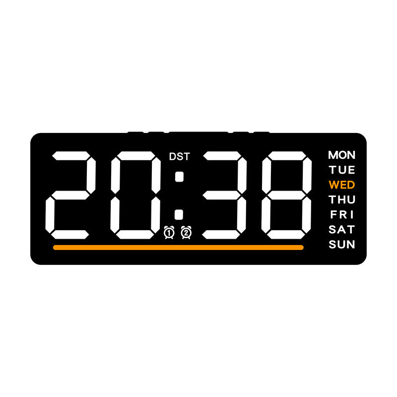 Horloge murale numérique avec affichage LED
