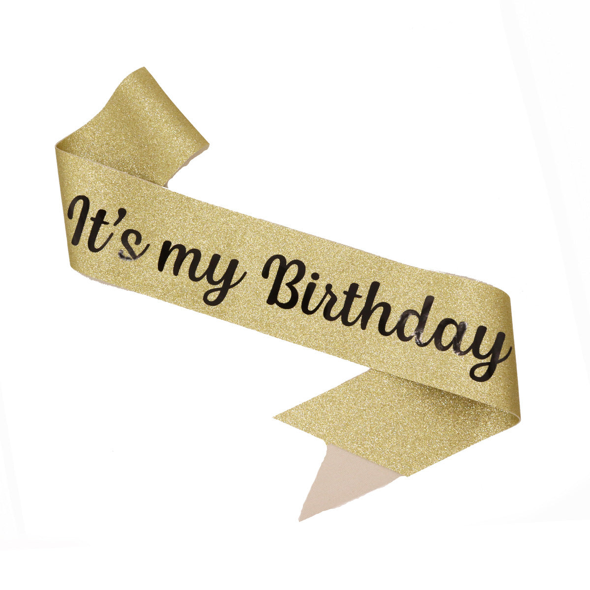 Bande d'anniversaire festive pour femme avec motif pailleté