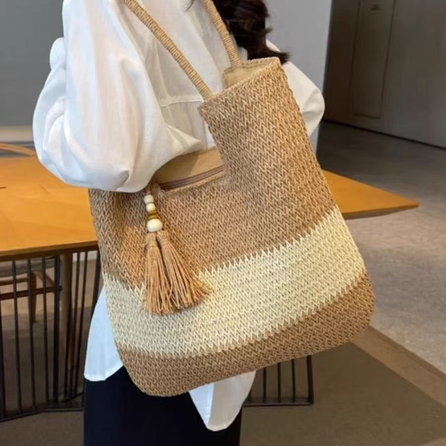 Sac à main tendance à pompon décoratif