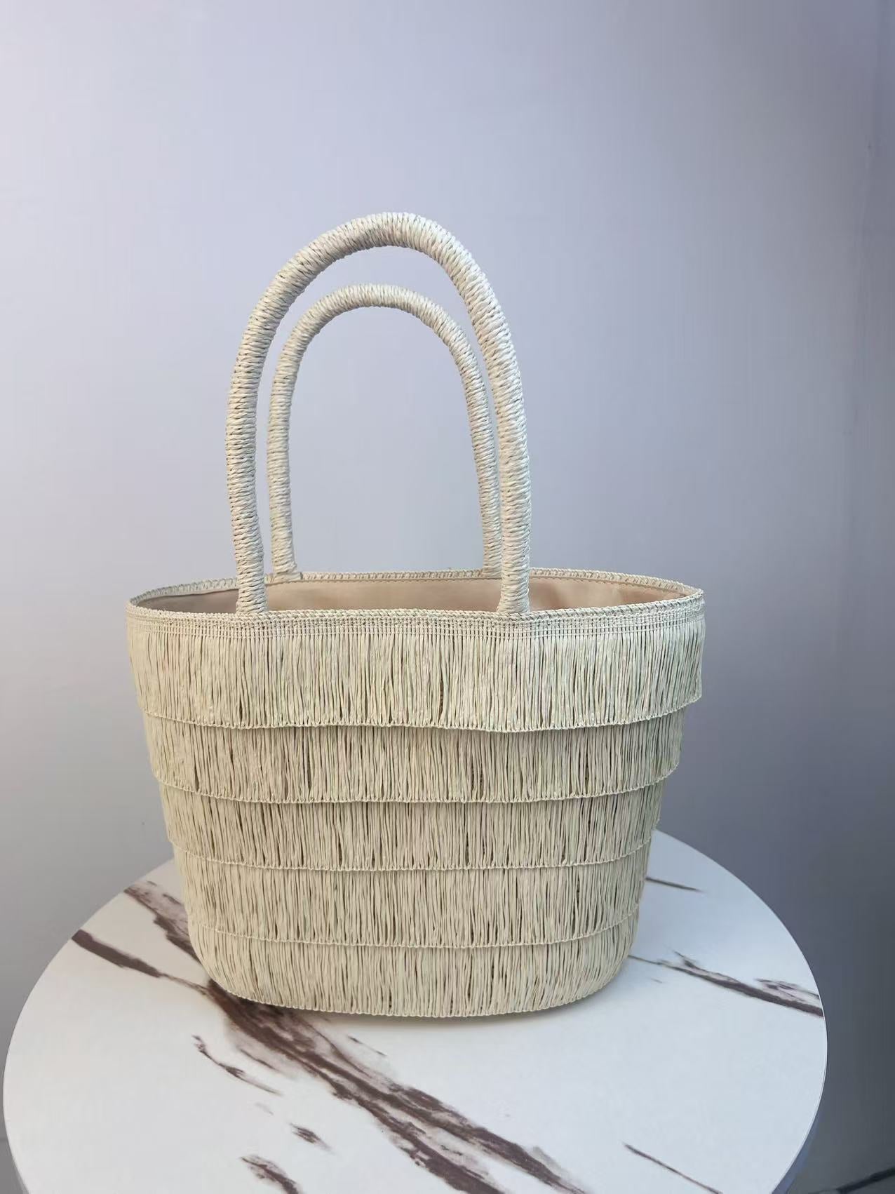Sac à main tendance à pompon décoratif