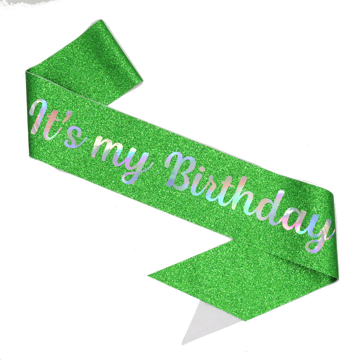 Bande d'anniversaire festive pour femme avec motif pailleté