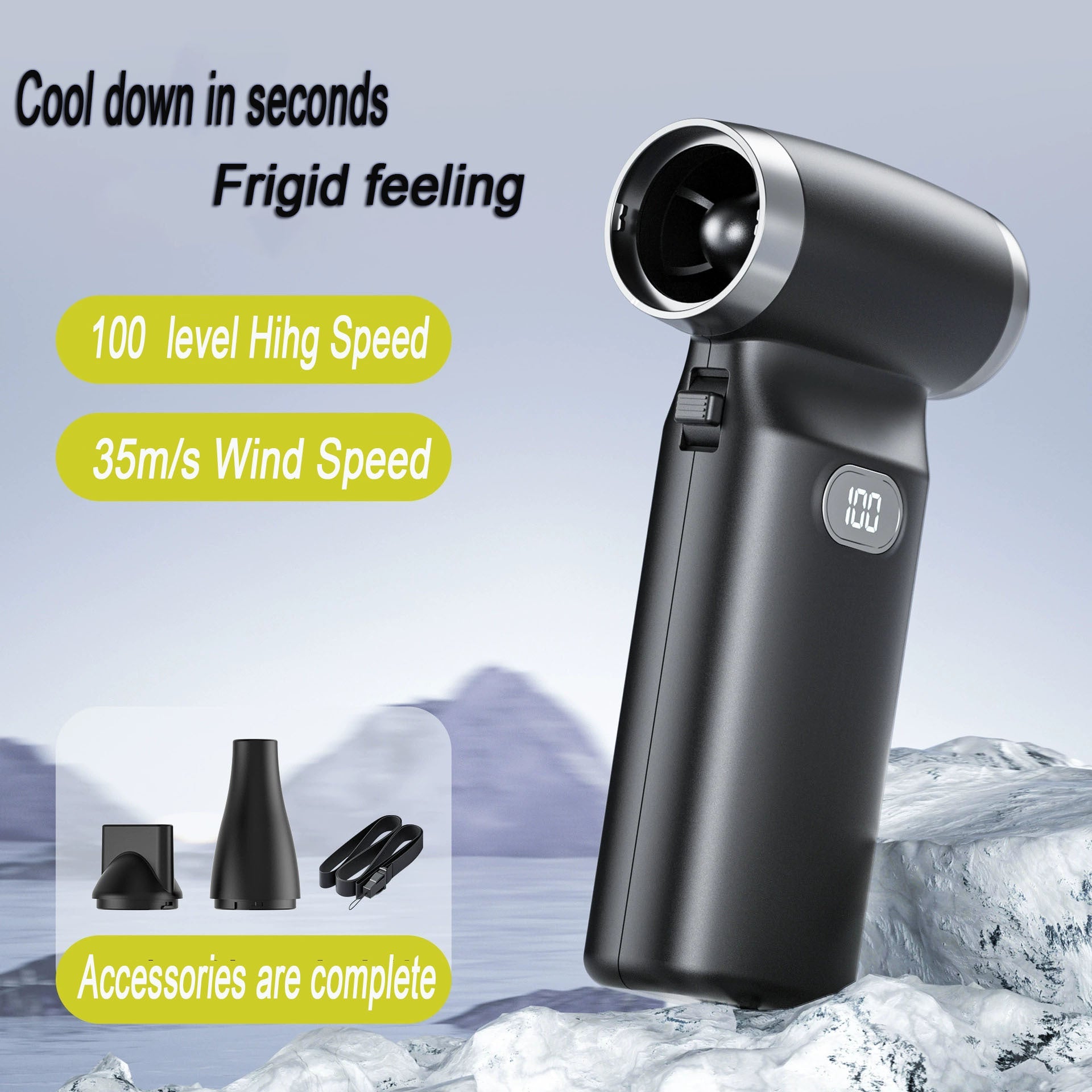 Mini humidificateur d'air portable pour femme avec contrôle par écran tactile