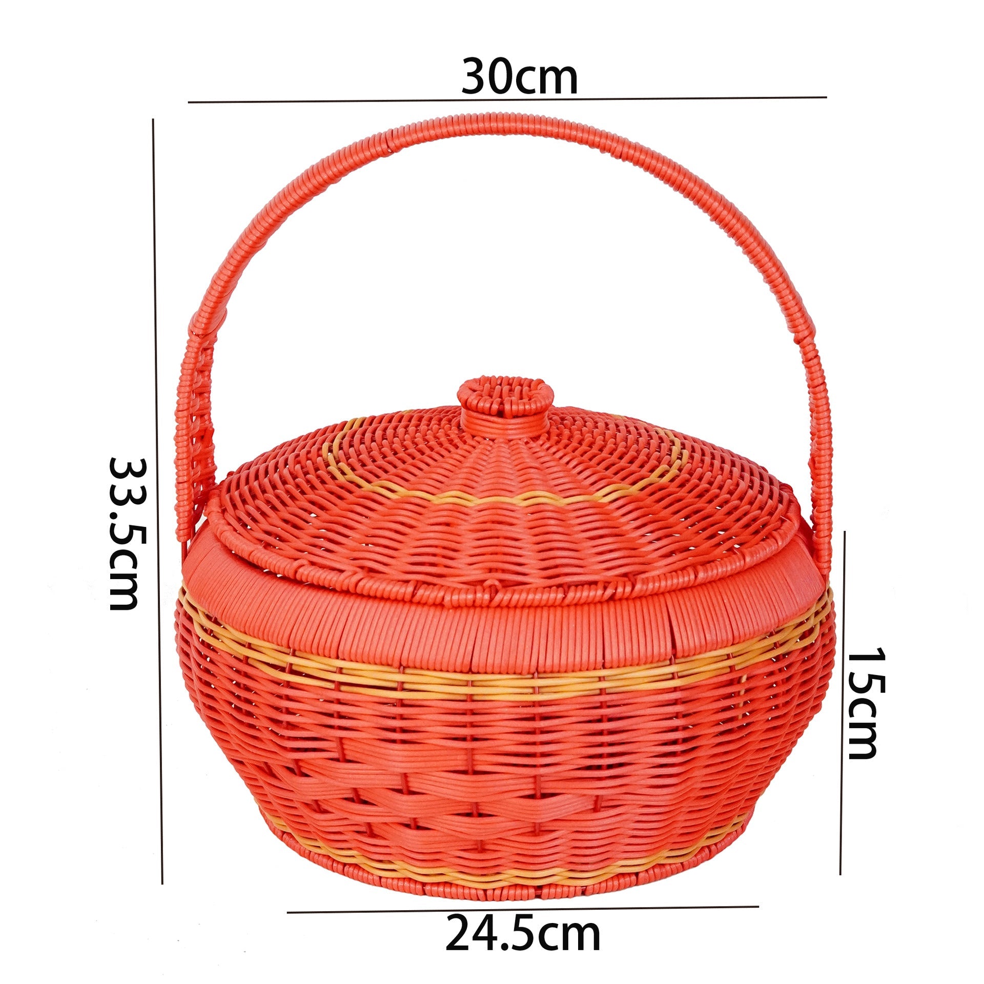 Panier à linge élégant pour femme avec couvercle et poignées pratiques