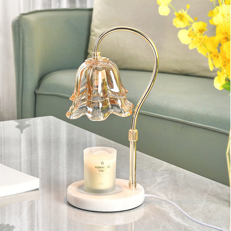 Lampe de bureau à suspension en verre élégante