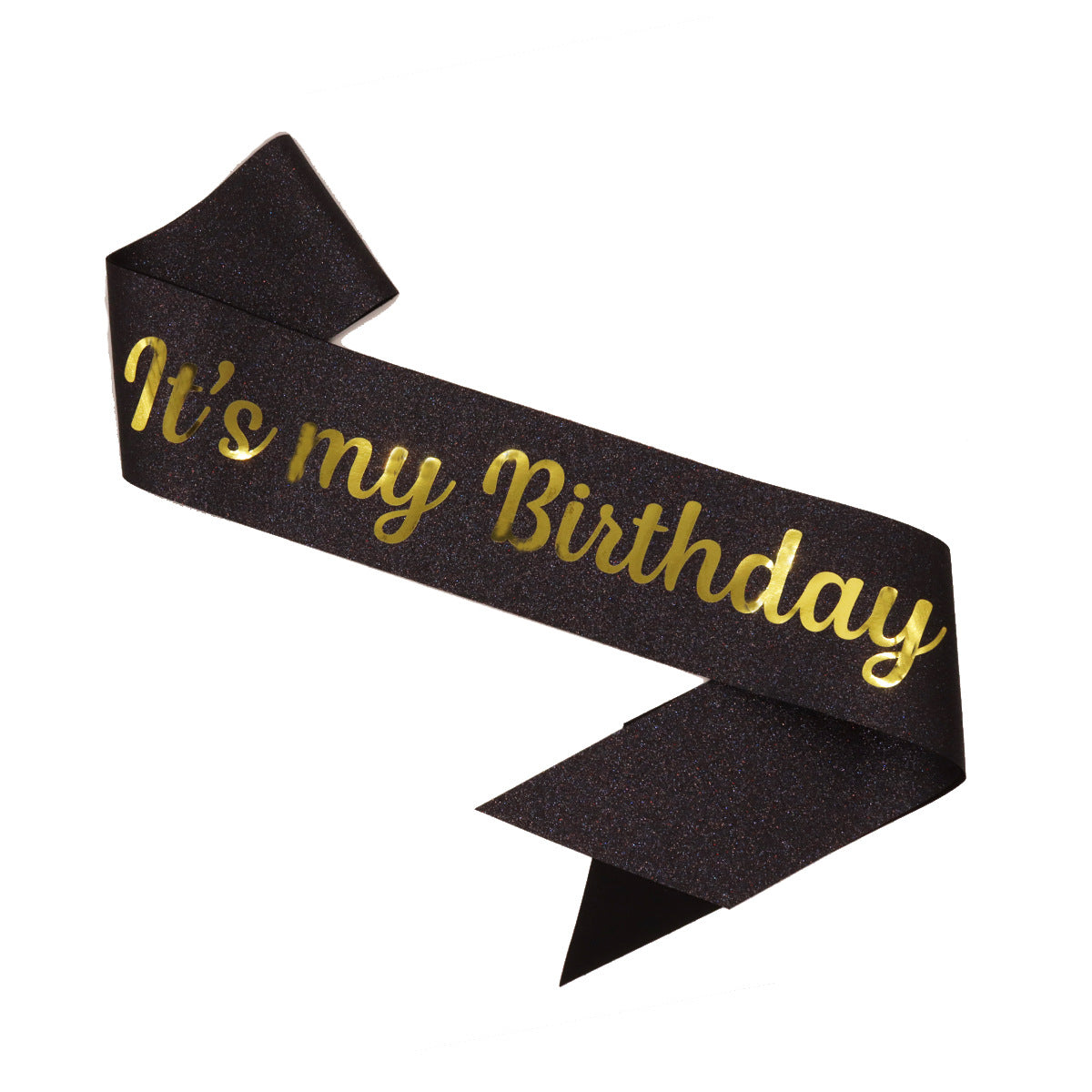 Bande d'anniversaire festive pour femme avec motif pailleté