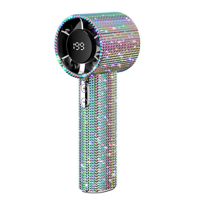 Sèche-cheveux portable haute performance pour femme avec détails brillants