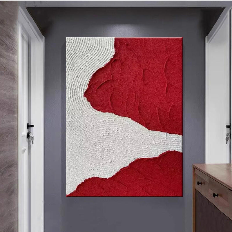 Décoration murale en toile texturée artistique
