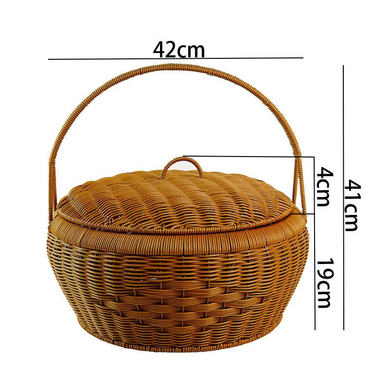 Panier à linge élégant pour femme avec couvercle et poignées pratiques