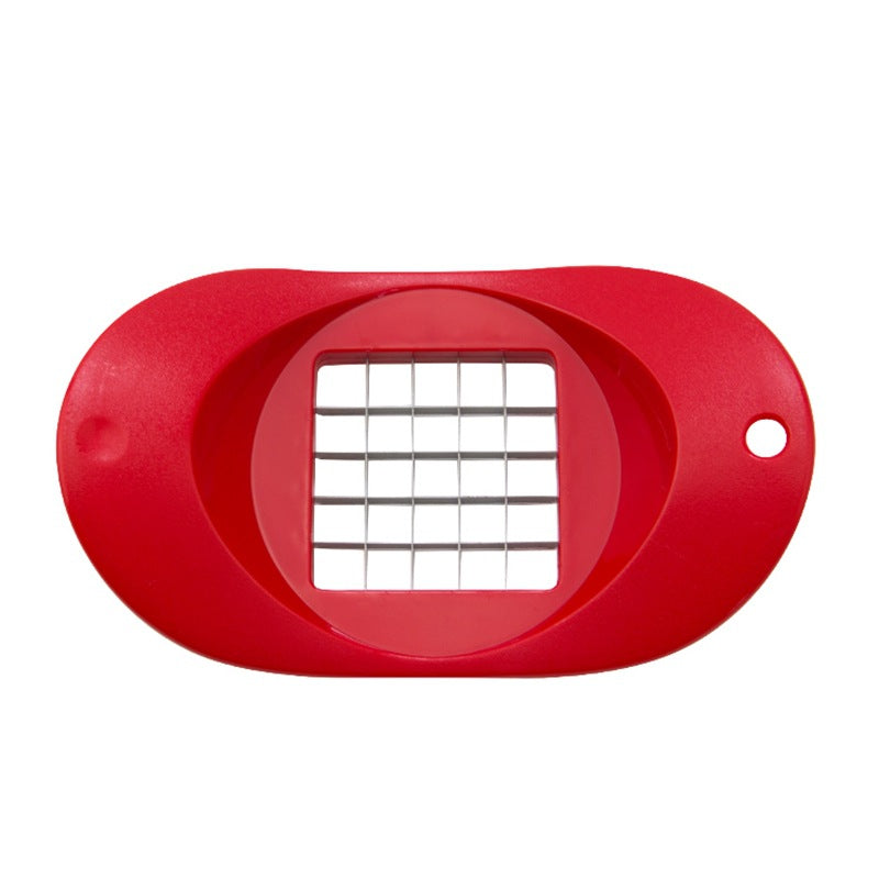 Bol élévateur et outil multifonction de cuisine : coupe, découpe en dés et en cubes; poignée ergonomique, compact et lavable au lave‑vaisselle