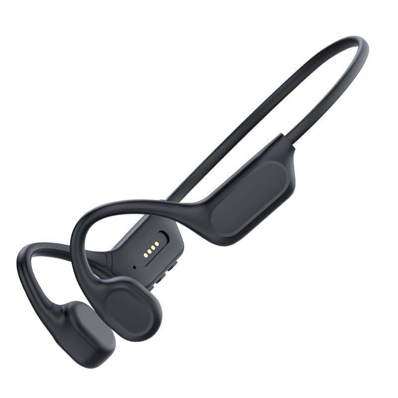 Écouteurs sans fil Bluetooth légers et robustes – noir pur