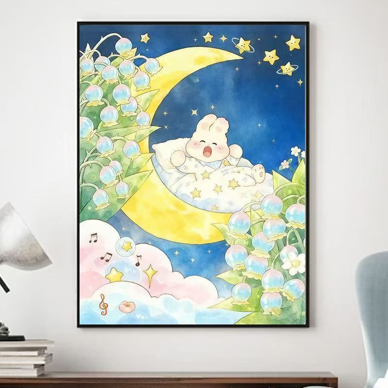 Décoration murale fantaisiste sur le thème des animaux