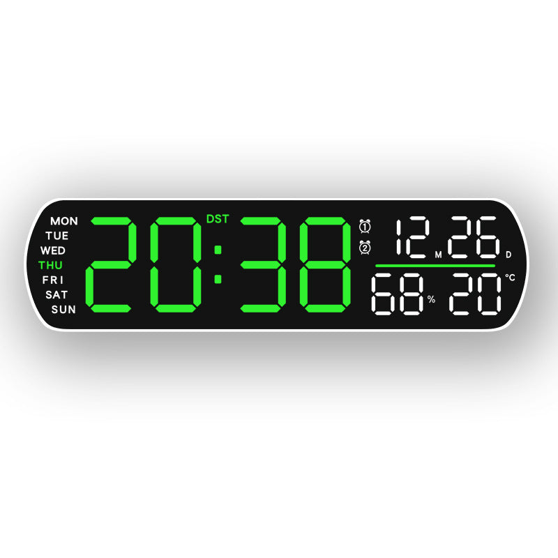 Horloge murale numérique avec affichage multifonctionnel