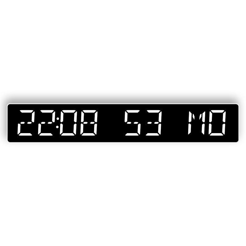 Horloge murale numérique avec grand écran LED