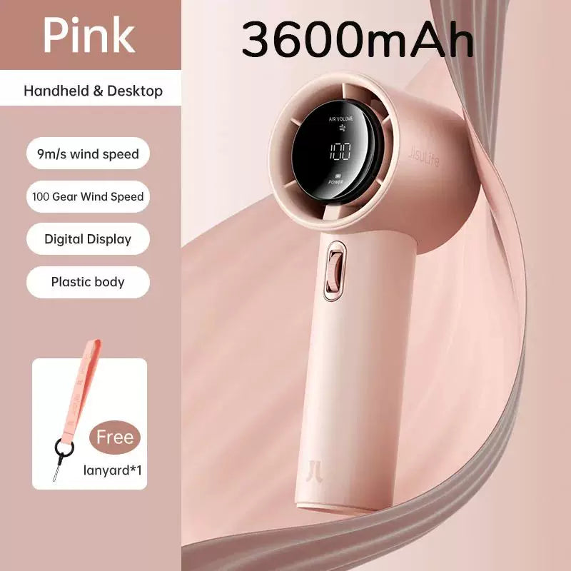 Sèche-cheveux portable sans fil rechargeable taille unique unisexe avec affichage numérique, contrôle du vent à plusieurs vitesses et cordon de voyage