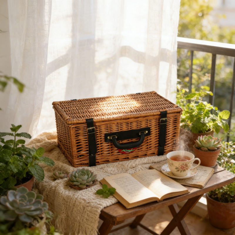Panier à linge élégant pour femme avec doublure en tissu amovible