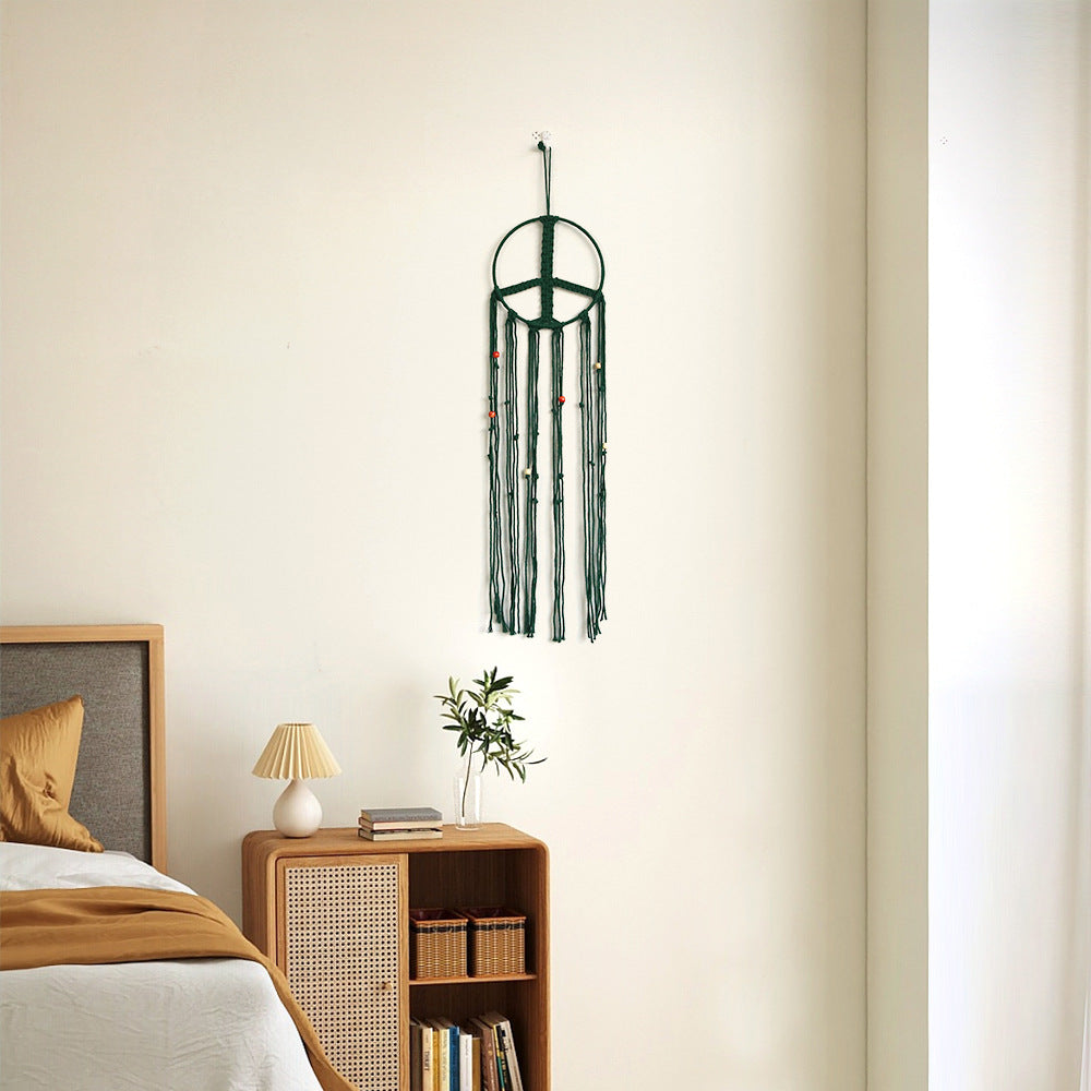 Décoration murale en macramé avec un attrait élégant