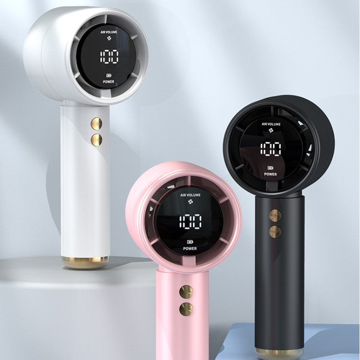 Sèche-cheveux de voyage compact sans fil unisexe avec affichage numérique et fonction ionique