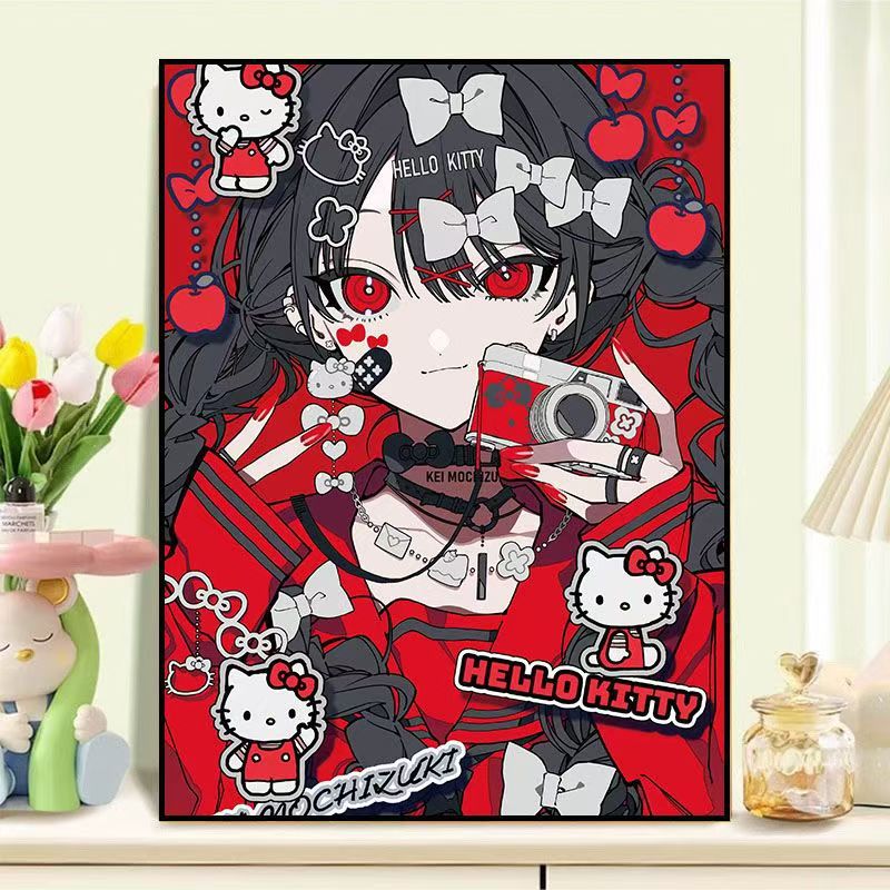 Décoration murale de personnage de dessin animé