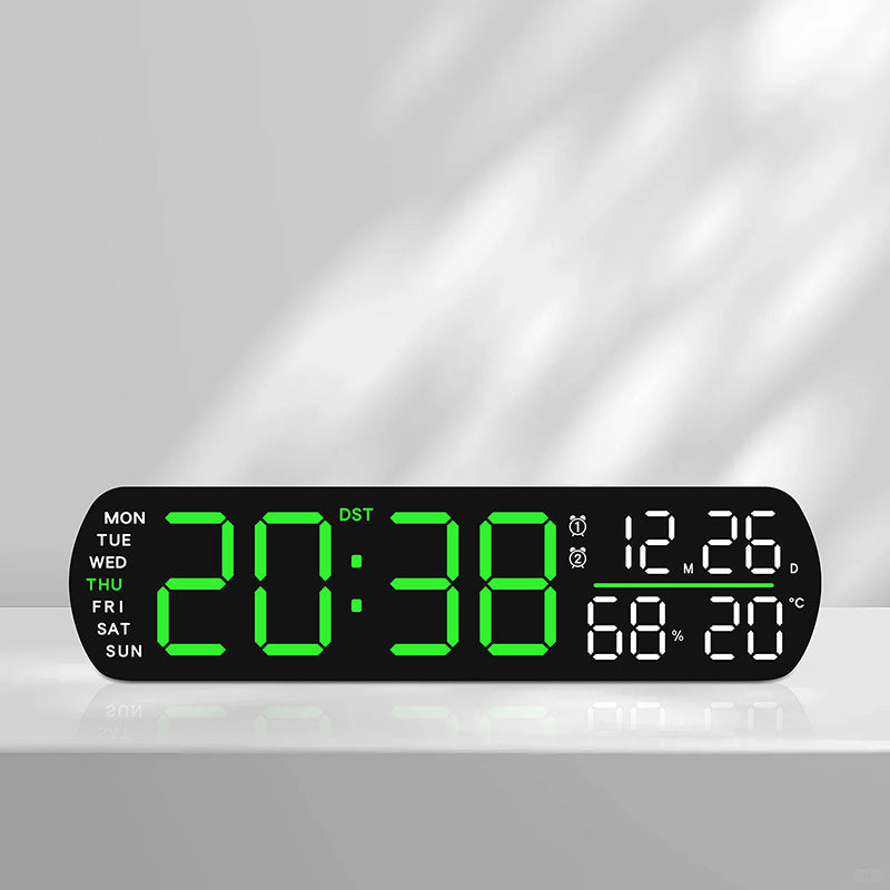 Horloge murale numérique avec affichage multifonctionnel