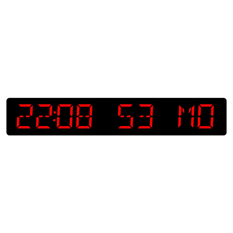 Horloge murale numérique avec grand écran LED