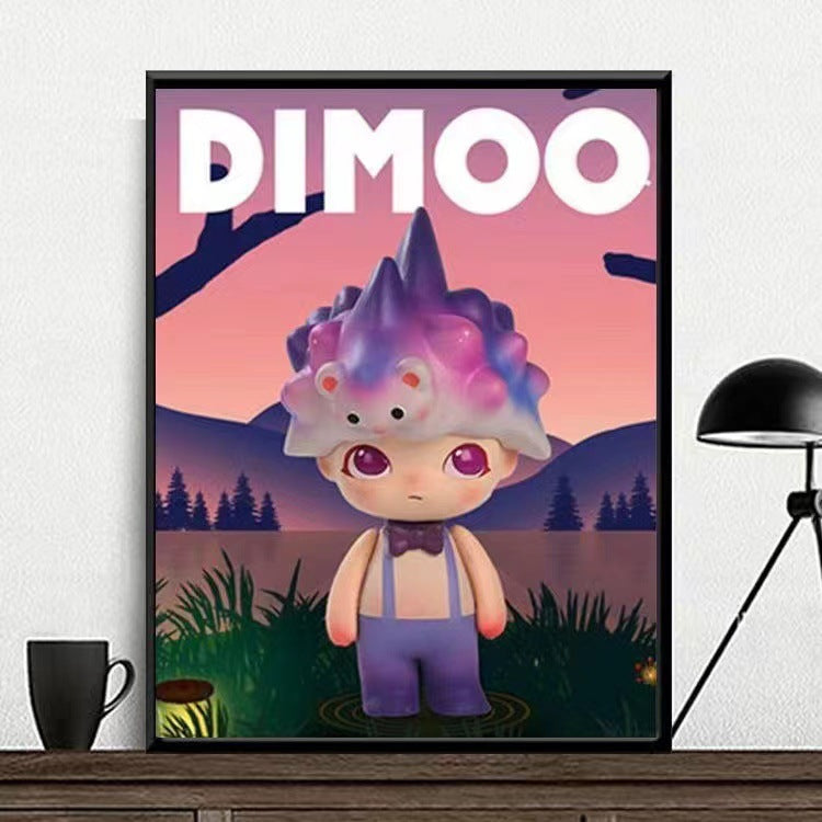 Décoration murale de personnage fantaisiste