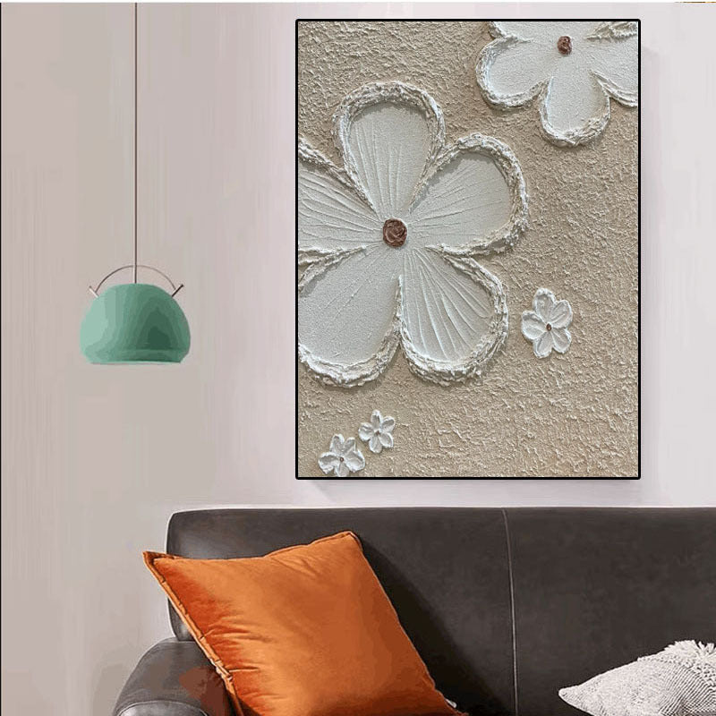 Décoration murale en relief floral