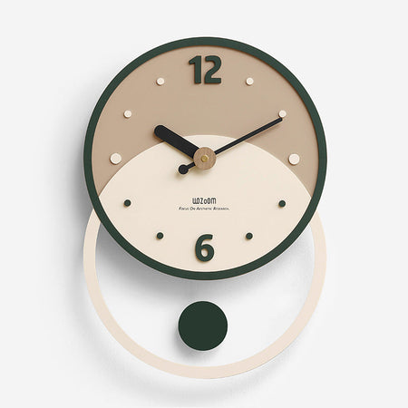 Horloge de décoration murale minimaliste nordique pour le salon