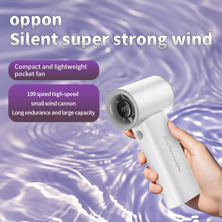 Sèche-cheveux de voyage numérique compact avec affichage LED de la température et moteur silencieux