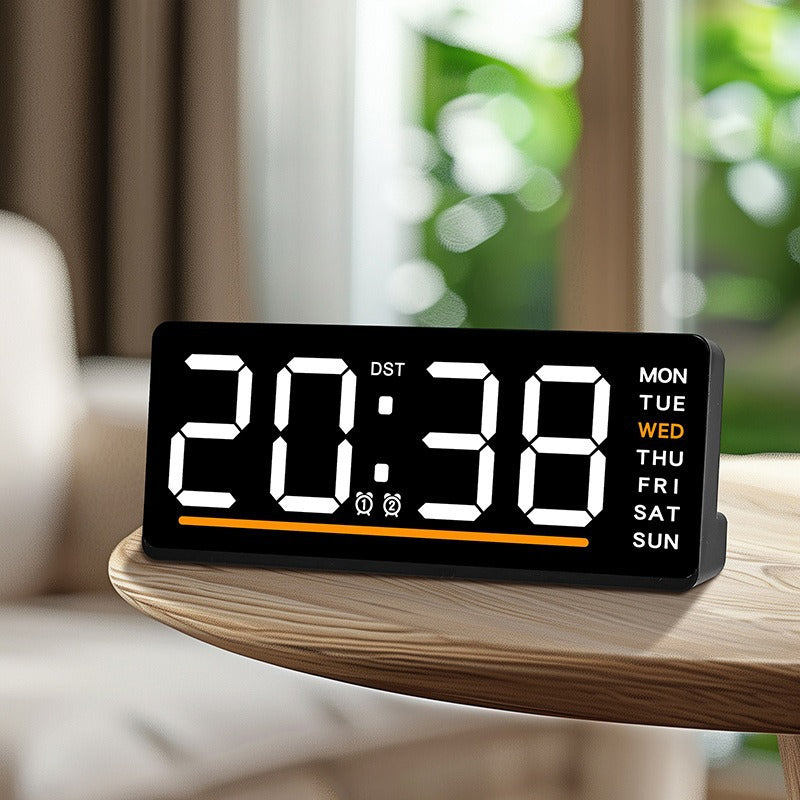 Horloge murale numérique avec affichage LED