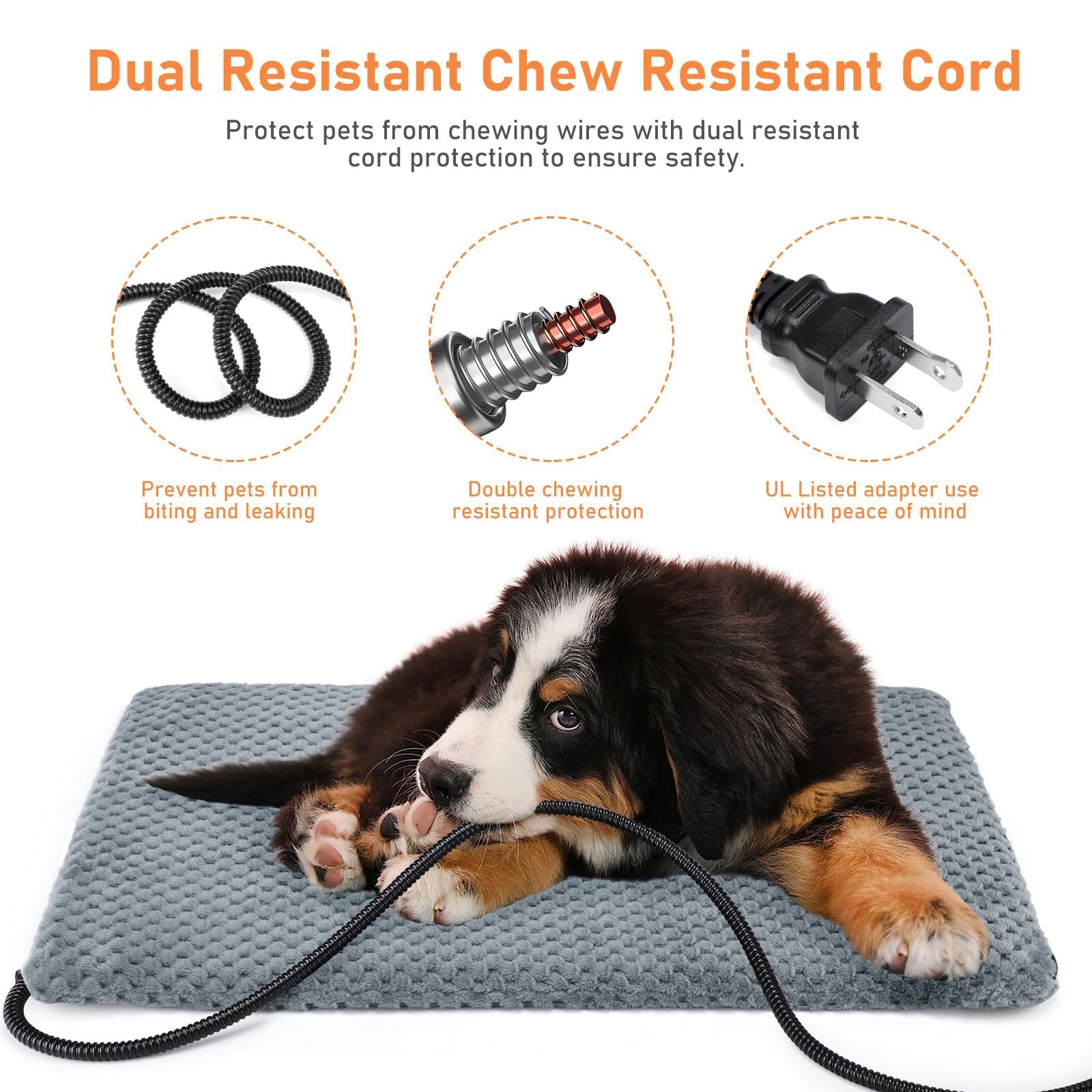 Couverture chauffante pour animaux