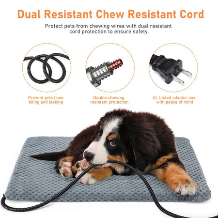 Couverture chauffante pour animaux