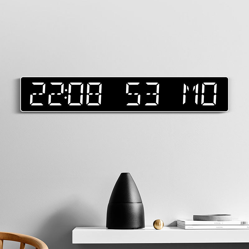 Horloge murale numérique avec grand écran LED