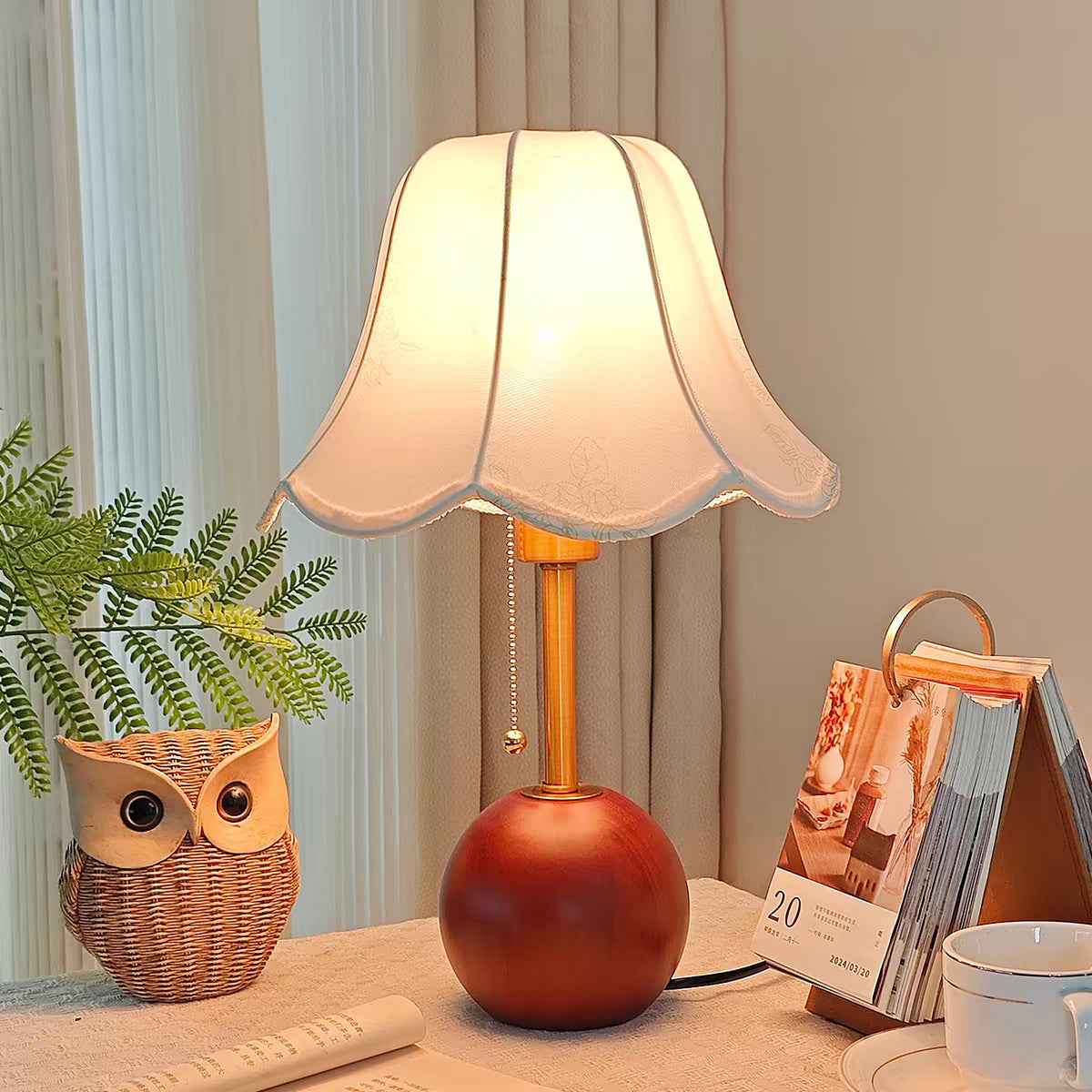 Lampe de chevet de style vintage