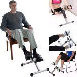 Mini Vélo d'Appartement pour Bureau, Canapé et Chaise – Bras et Jambes, Résistance Réglable, jusqu'à 150 kg