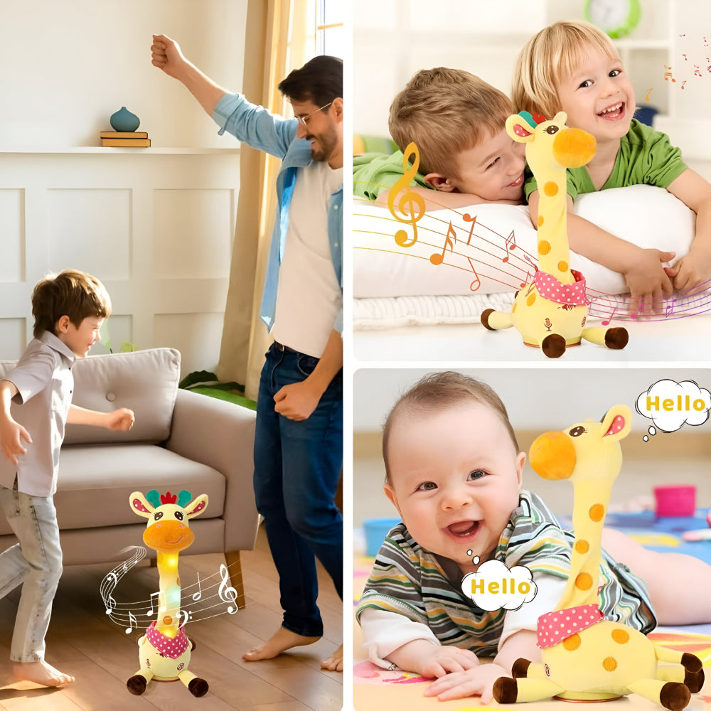 Peluche Girafe Interactive Chantante – Compagnon Musical pour Enfants